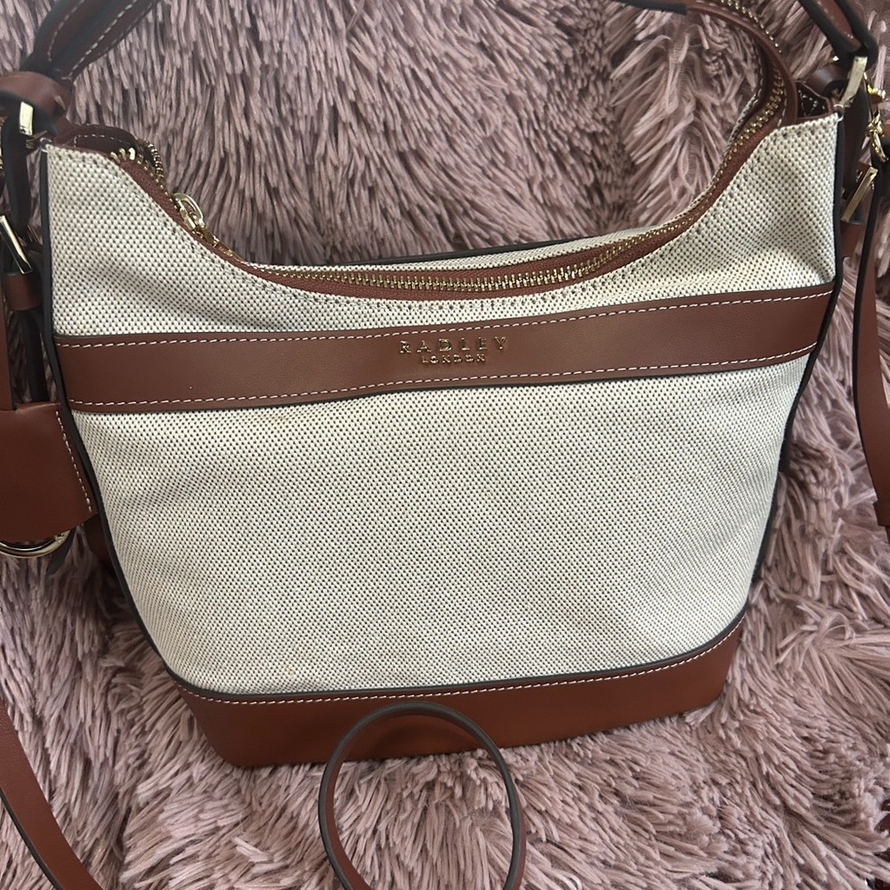 Radley London canvas and leather purse.